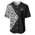 New Zealand Silver Fern Rugby Custom Baseball Jersey Maori Koru Go Black Fern - Aussie Hoodie