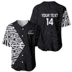 New Zealand Silver Fern Rugby Custom Baseball Jersey Maori Koru Go Black Fern - Aussie Hoodie