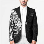 New Zealand Silver Fern Rugby Custom Blazer Maori Koru Go Black Fern - Aussie Hoodie
