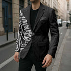 New Zealand Silver Fern Rugby Custom Blazer Maori Koru Go Black Fern - Aussie Hoodie