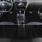 New Zealand Silver Fern Rugby Custom Car Mats Maori Koru Go Black Fern - Aussie Hoodie