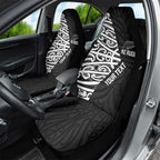 New Zealand Silver Fern Rugby Custom Car Seat Cover Maori Koru Go Black Fern - Aussie Hoodie