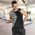 New Zealand Silver Fern Rugby Custom Men Tank Top Maori Koru Go Black Fern - Aussie Hoodie