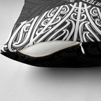 New Zealand Silver Fern Rugby Custom Pillow Cover Maori Koru Go Black Fern - Aussie Hoodie