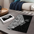 New Zealand Silver Fern Rugby Custom Puzzle Maori Koru Go Black Fern - Aussie Hoodie