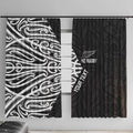 New Zealand Silver Fern Rugby Custom Window Curtain Maori Koru Go Black Fern - Aussie Hoodie