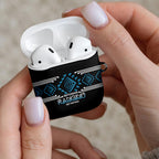 Aotearoa Atua Ranginui AirPods Case Maori Sky Father Taniko Motifs