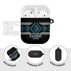 Aotearoa Atua Ranginui AirPods Case Maori Sky Father Taniko Motifs
