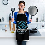 Aotearoa Atua Ranginui Apron Maori Sky Father Taniko Motifs