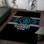 Aotearoa Atua Ranginui Area Rug Maori Sky Father Taniko Motifs