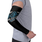 Aotearoa Atua Ranginui Personalised Arm Sleeves Maori Sky Father Taniko Motifs