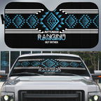 Aotearoa Atua Ranginui Auto Sun Shade Maori Sky Father Taniko Motifs