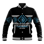 Aotearoa Atua Ranginui Personalised Baseball Jacket Maori Sky Father Taniko Motifs