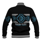 Aotearoa Atua Ranginui Personalised Baseball Jacket Maori Sky Father Taniko Motifs