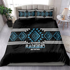 Aotearoa Atua Ranginui Bedding Set Maori Sky Father Taniko Motifs