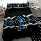 Aotearoa Atua Ranginui Bedding Set Maori Sky Father Taniko Motifs