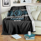 Aotearoa Atua Ranginui Blanket Maori Sky Father Taniko Motifs