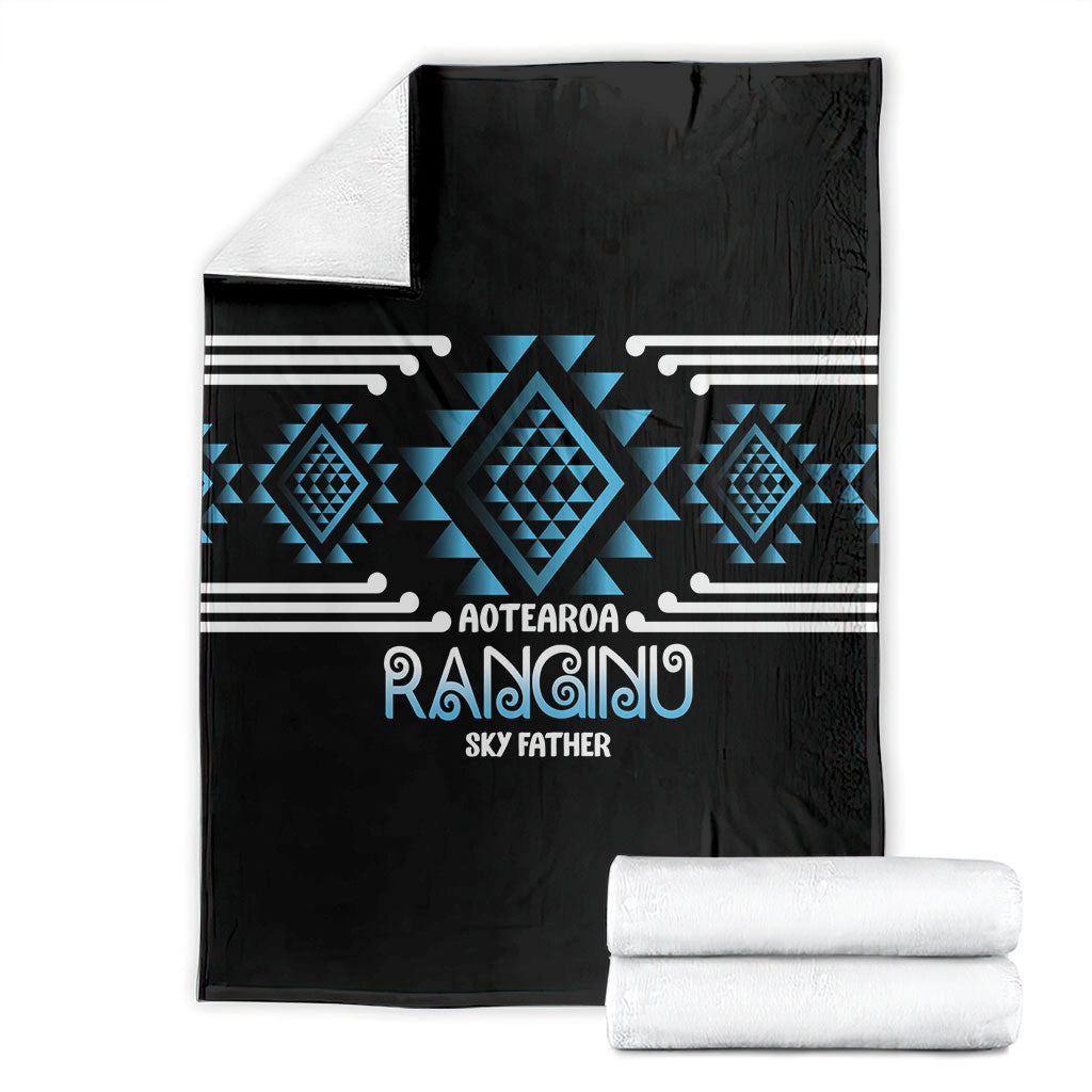 Aotearoa Atua Ranginui Blanket Maori Sky Father Taniko Motifs
