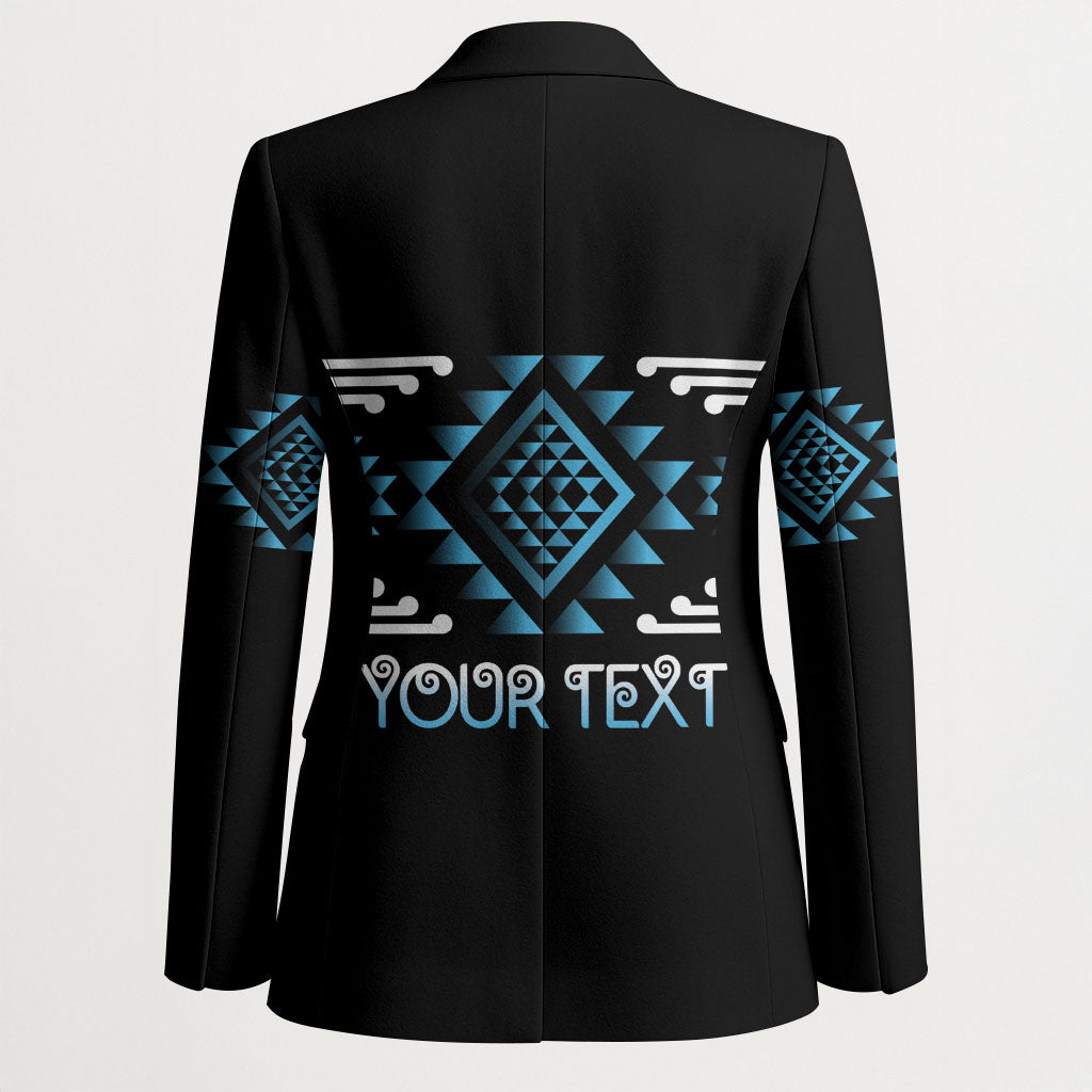 Aotearoa Atua Ranginui Personalised Blazer Maori Sky Father Taniko Motifs