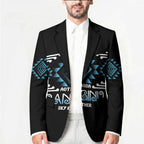 Aotearoa Atua Ranginui Personalised Blazer Maori Sky Father Taniko Motifs
