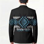 Aotearoa Atua Ranginui Personalised Blazer Maori Sky Father Taniko Motifs