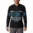 Aotearoa Atua Ranginui Personalised Button Sweatshirt Maori Sky Father Taniko Motifs