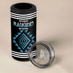 Aotearoa Atua Ranginui Personalised 4 in 1 Can Cooler Tumbler Maori Sky Father Taniko Motifs