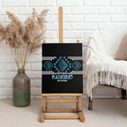 Aotearoa Atua Ranginui Canvas Wall Art Maori Sky Father Taniko Motifs