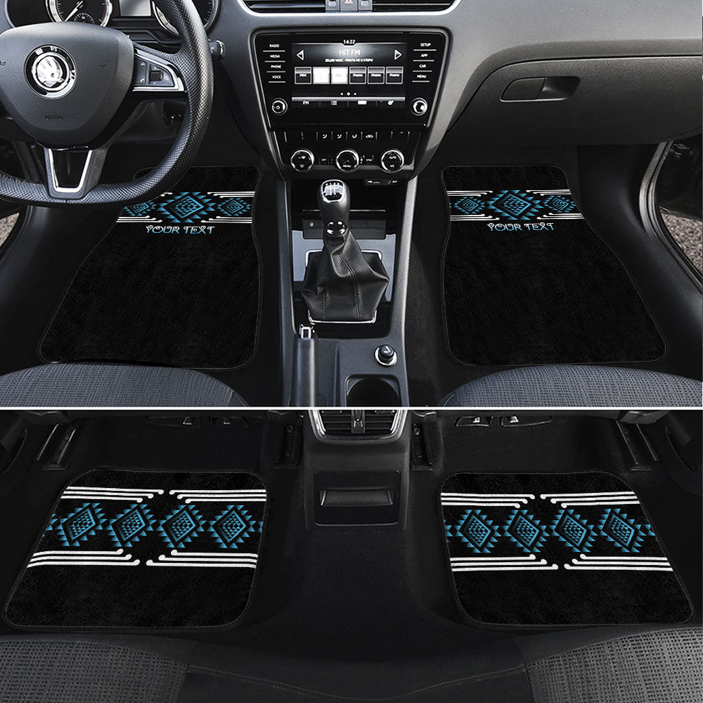 Aotearoa Atua Ranginui Personalised Car Mats Maori Sky Father Taniko Motifs