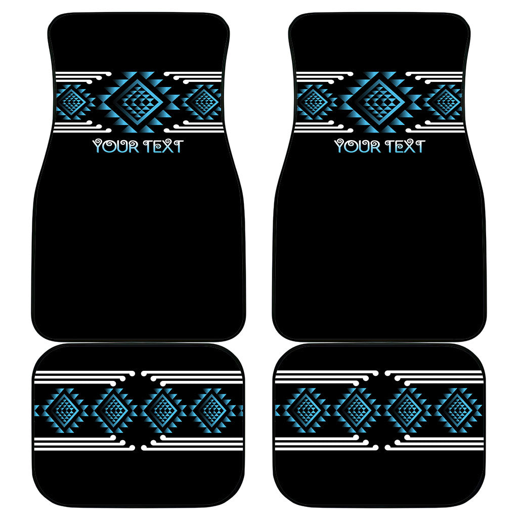 Aotearoa Atua Ranginui Personalised Car Mats Maori Sky Father Taniko Motifs