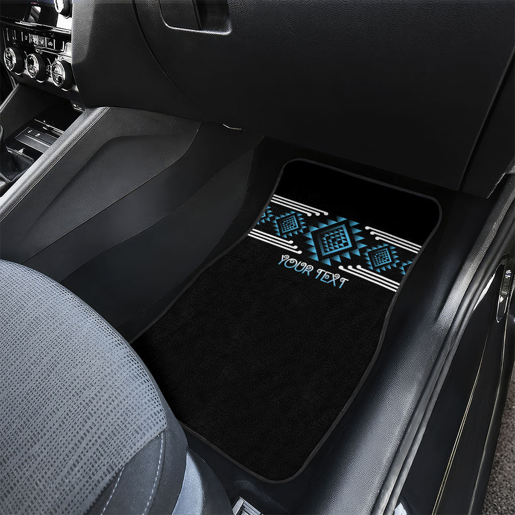 Aotearoa Atua Ranginui Personalised Car Mats Maori Sky Father Taniko Motifs