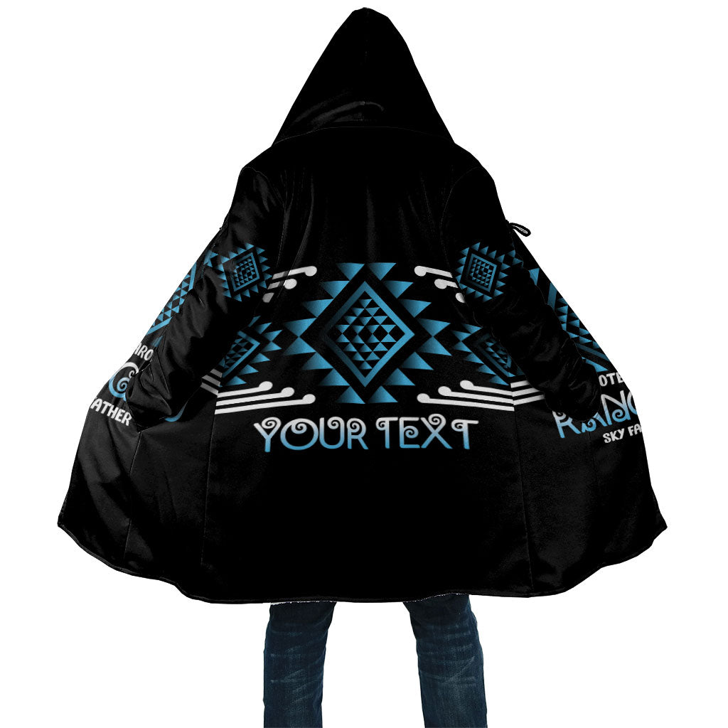 Aotearoa Atua Ranginui Personalised Cloak Maori Sky Father Taniko Motifs