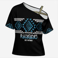 Aotearoa Atua Ranginui Personalised Cross Shoulder Shirt Maori Sky Father Taniko Motifs