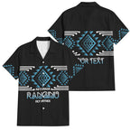 Aotearoa Atua Ranginui Personalised Family Matching Mermaid Dress and Hawaiian Shirt Maori Sky Father Taniko Motifs