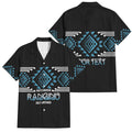 Aotearoa Atua Ranginui Personalised Family Matching Puletasi and Hawaiian Shirt Maori Sky Father Taniko Motifs