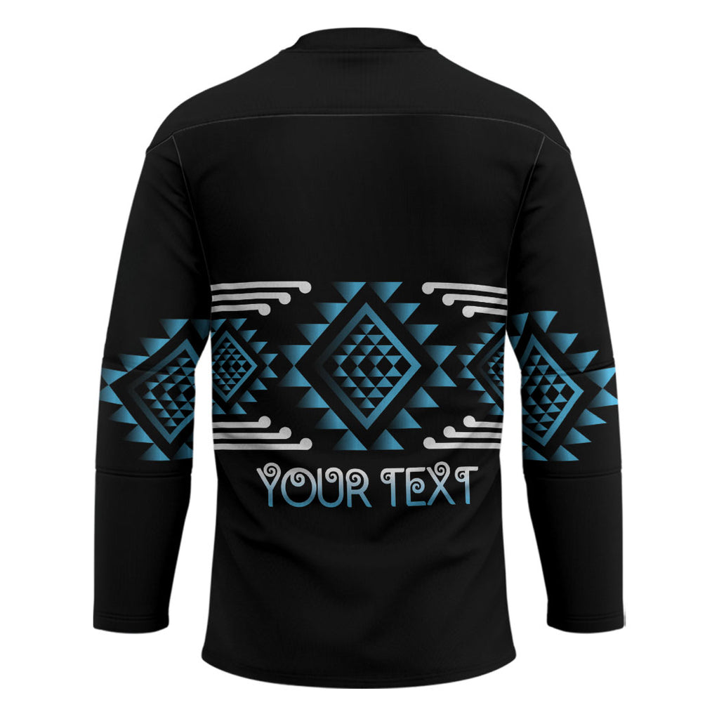 Aotearoa Atua Ranginui Personalised Hockey Jersey Maori Sky Father Taniko Motifs