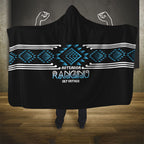 Aotearoa Atua Ranginui Hooded Blanket Maori Sky Father Taniko Motifs