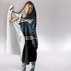 Aotearoa Atua Ranginui Hooded Blanket Maori Sky Father Taniko Motifs