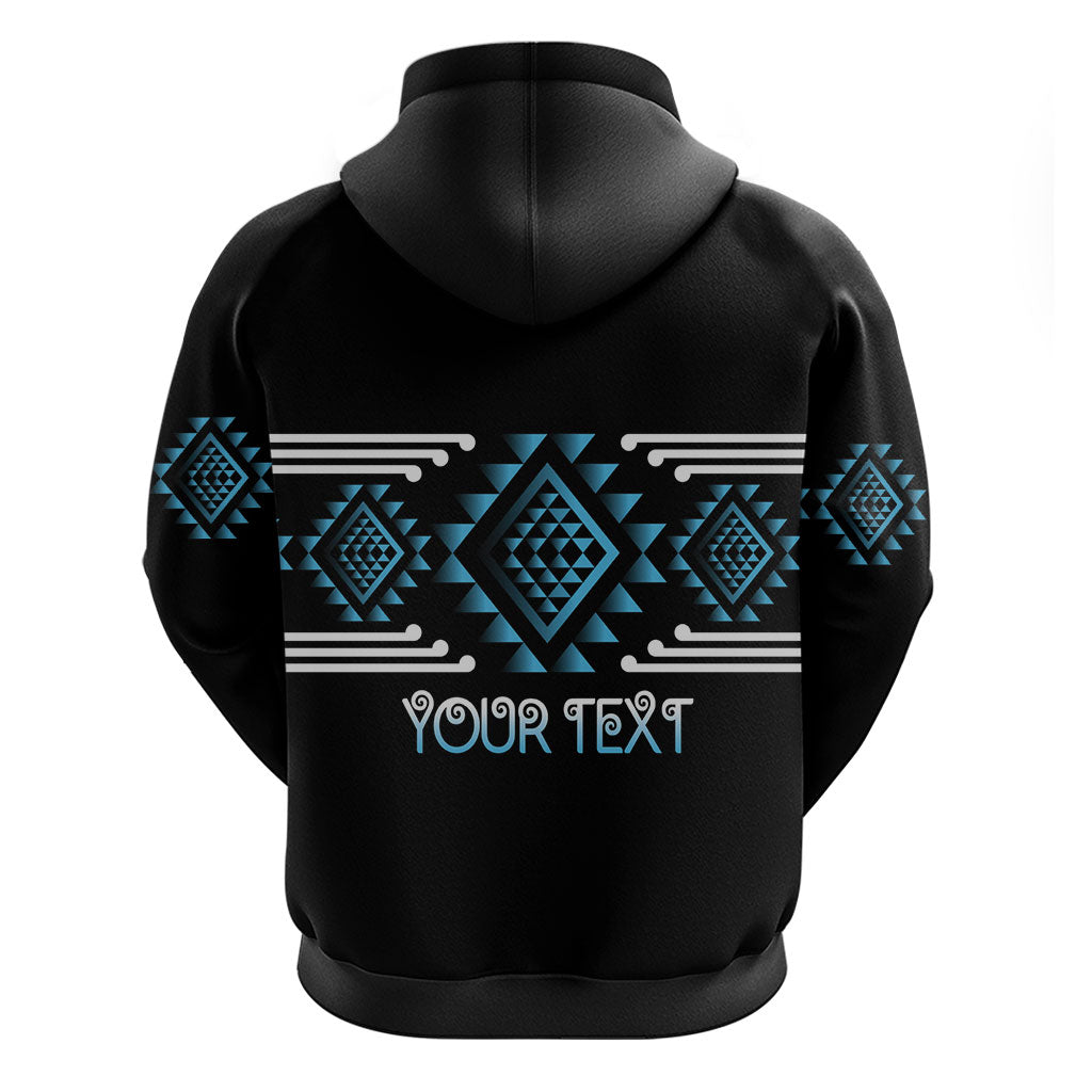 Aotearoa Atua Ranginui Personalised Hoodie Maori Sky Father Taniko Motifs