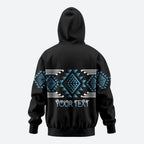 Aotearoa Atua Ranginui Personalised Hoodie Maori Sky Father Taniko Motifs