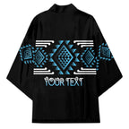Aotearoa Atua Ranginui Personalised Kimono Maori Sky Father Taniko Motifs