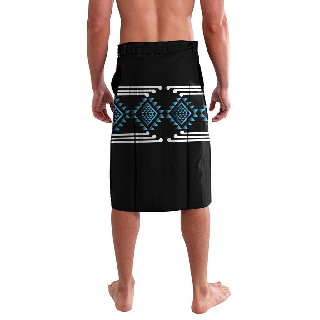 Aotearoa Atua Ranginui Personalised Lavalava Maori Sky Father Taniko Motifs