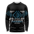 Aotearoa Atua Ranginui Personalised Long Sleeve Shirt Maori Sky Father Taniko Motifs