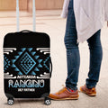 Aotearoa Atua Ranginui Luggage Cover Maori Sky Father Taniko Motifs