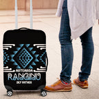 Aotearoa Atua Ranginui Luggage Cover Maori Sky Father Taniko Motifs