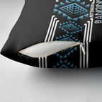 Aotearoa Atua Ranginui Pillow Cover Maori Sky Father Taniko Motifs