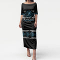 Aotearoa Atua Ranginui Personalised Puletasi Maori Sky Father Taniko Motifs