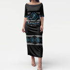 Aotearoa Atua Ranginui Personalised Puletasi Maori Sky Father Taniko Motifs