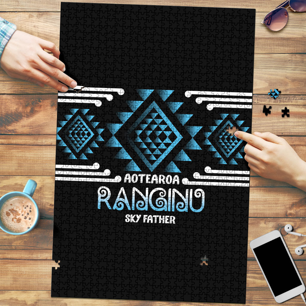 Aotearoa Atua Ranginui Puzzle Maori Sky Father Taniko Motifs