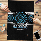 Aotearoa Atua Ranginui Puzzle Maori Sky Father Taniko Motifs